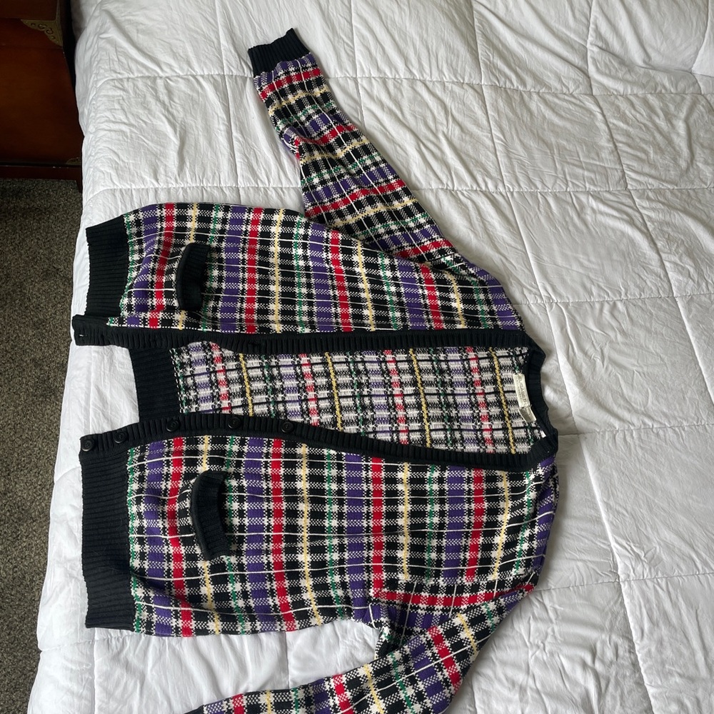 Oversized Liz Claiborne Multicolor Knit Sweater